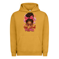 Pigment Peanut Butter one loved mama afro messy bun Urban Hoodie - texasbilliewilder