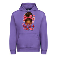 Tulip one loved mama afro messy bun Urban Hoodie - texasbilliewilder