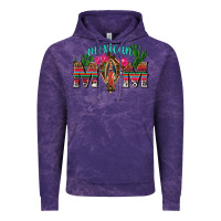 Cloud Purple mexican mom with cactus Vintage Hoodie - texasbilliewilder