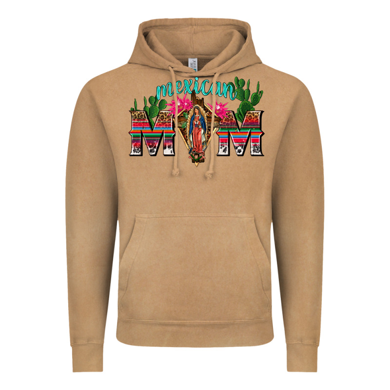 Mexican Mom With Cactus Vintage Hoodie by texasbilliewilder | Teevron