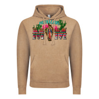 Vintage Coffee mexican mom with cactus Vintage Hoodie - texasbilliewilder