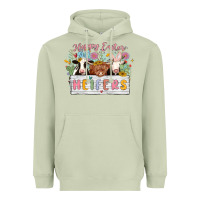 Matcha happy easter heifers Heavyweight Hoodie - MaliasSmallBusiness