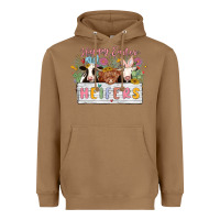 Toasted Coconut happy easter heifers Heavyweight Hoodie - MaliasSmallBusiness