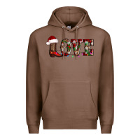 Chestnut love christmas boots Premium Hoodie - AdoDesignShop