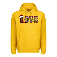 Lemon love christmas boots Premium Hoodie - AdoDesignShop