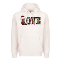 Love Christmas Boots Premium Hoodie | Teevron