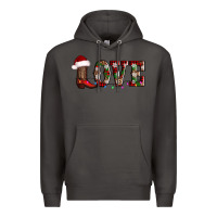 Smoke love christmas boots Premium Hoodie - AdoDesignShop