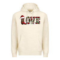 Tofu love christmas boots Premium Hoodie - AdoDesignShop