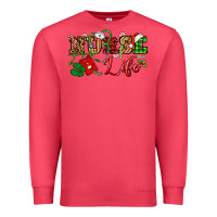 Cardinal nurse life christmas Premium Sweatshirt - NancyCooperArtShop