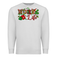 Dove Grey nurse life christmas Premium Sweatshirt - NancyCooperArtShop
