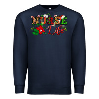 Navy nurse life christmas Premium Sweatshirt - NancyCooperArtShop