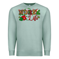 Seafoam nurse life christmas Premium Sweatshirt - NancyCooperArtShop