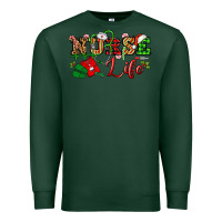 Sports Green nurse life christmas Premium Sweatshirt - NancyCooperArtShop