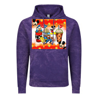 Cloud Purple cartoon characters coffee cups Vintage Hoodie - Zillion Design Studio