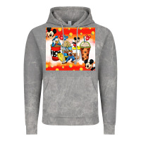 Cloud Rock cartoon characters coffee cups Vintage Hoodie - Zillion Design Studio