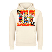 Vintage Artic cartoon characters coffee cups Vintage Hoodie - Zillion Design Studio