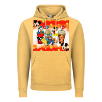 Vintage Mustard cartoon characters coffee cups Vintage Hoodie - Zillion Design Studio