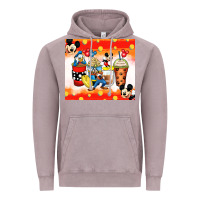 Vintage Zinc cartoon characters coffee cups Vintage Hoodie - Zillion Design Studio