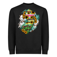 Black New jersey State Map Heavyweight Sweatshirt - RanaPortraitStore
