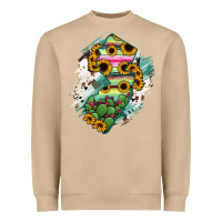 Mushroom New jersey State Map Heavyweight Sweatshirt - RanaPortraitStore