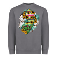 Storm New jersey State Map Heavyweight Sweatshirt - RanaPortraitStore