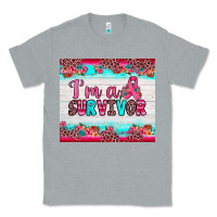 Heather Grey i'm a survivor Classic Tee - JahusDesignShop