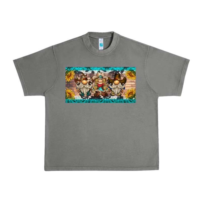 Western Gnome License Plate Urban Heavy Tee by BarkalooDesign | Teevron