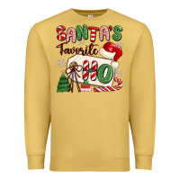 Antique Gold santa's favorite ho Premium Sweatshirt - MaliasSmallBusiness