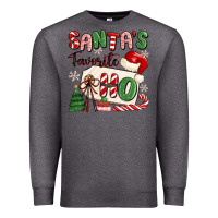 Charcoal Heather santa's favorite ho Premium Sweatshirt - MaliasSmallBusiness