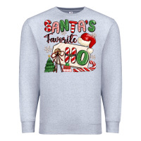 Heather Grey santa's favorite ho Premium Sweatshirt - MaliasSmallBusiness