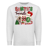 Oatmeal Heather santa's favorite ho Premium Sweatshirt - MaliasSmallBusiness