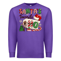 Purple santa's favorite ho Premium Sweatshirt - MaliasSmallBusiness