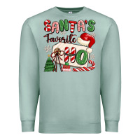 Seafoam santa's favorite ho Premium Sweatshirt - MaliasSmallBusiness