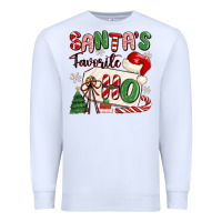 White santa's favorite ho Premium Sweatshirt - MaliasSmallBusiness