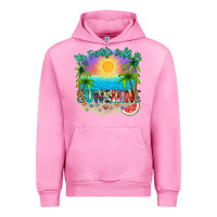 Fuchsia Pink My favorite color is sunshine Urban Hoodie - NancyCooperArtShop