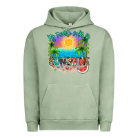 Pigment Oil Green My favorite color is sunshine Urban Hoodie - NancyCooperArtShop