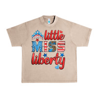 French Oak little miss liberty Urban Heavy Tee - HRA Design Shop