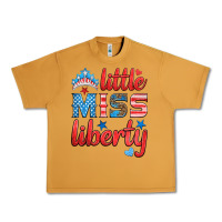 Peanut Butter little miss liberty Urban Heavy Tee - HRA Design Shop