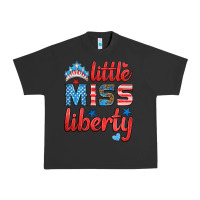 Pigment Black little miss liberty Urban Heavy Tee - HRA Design Shop