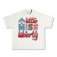 Pistachio little miss liberty Urban Heavy Tee - HRA Design Shop