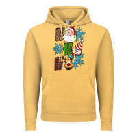 Vintage Mustard ho ho ho christmas Vintage Hoodie - RanaPortraitStore