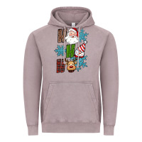 Vintage Zinc ho ho ho christmas Vintage Hoodie - RanaPortraitStore