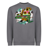 Storm New York State Map Heavyweight Sweatshirt - RanaPortraitStore