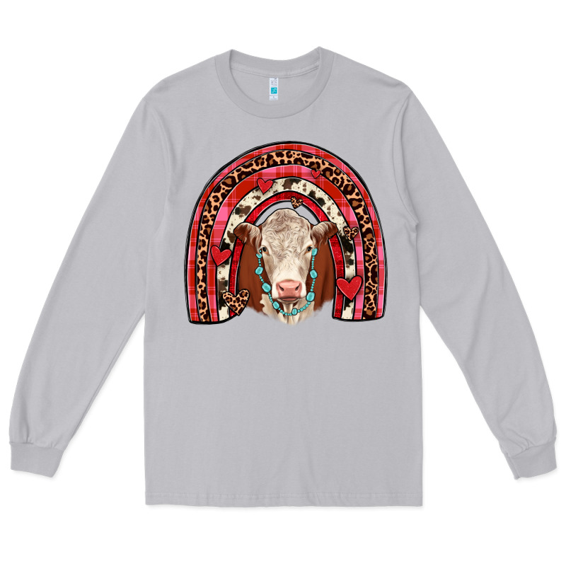 Valentines Hereford Rainbow Long Sleeve Tee by JahusDesignShop | Teevron