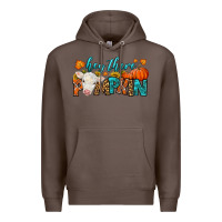 Coffee Western Hey There Pumpkin Premium Hoodie - LillyAllenDesigns