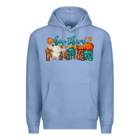 Colony Blue Western Hey There Pumpkin Premium Hoodie - LillyAllenDesigns