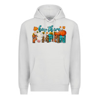 Dove Grey Western Hey There Pumpkin Premium Hoodie - LillyAllenDesigns