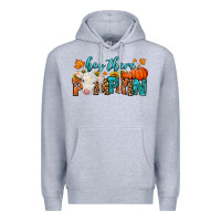 Heather Grey Western Hey There Pumpkin Premium Hoodie - LillyAllenDesigns