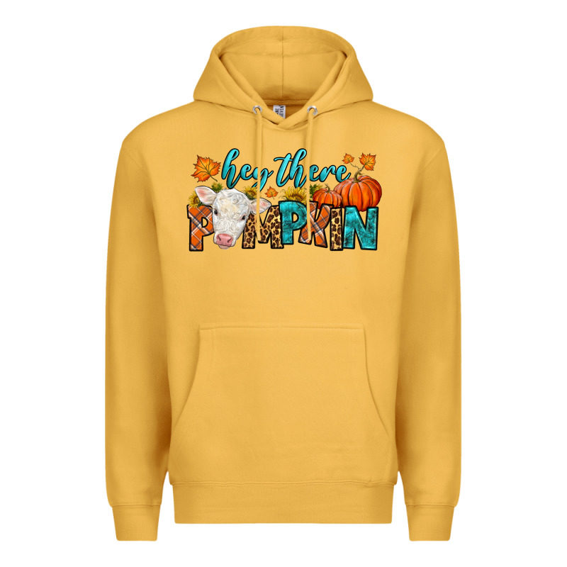 Western Hey There Pumpkin Premium Hoodie by LillyAllenDesigns | Teevron