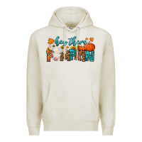 Oatmeal Heather Western Hey There Pumpkin Premium Hoodie - LillyAllenDesigns